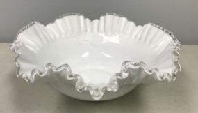 Fenton Milk Glass Bowl