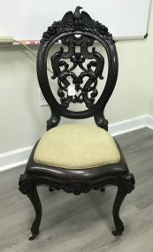 Antique Rosewood Carved Chair