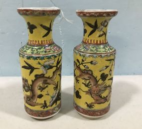 Pair of  Vintage Oriental Vases