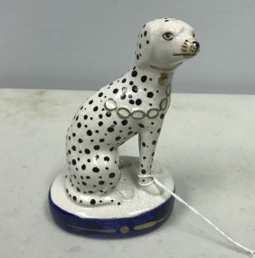 Small Porcelain Vintage Figurine of a Dalmatian