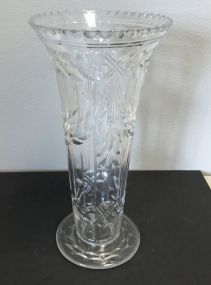 Crystal Pressed Vase