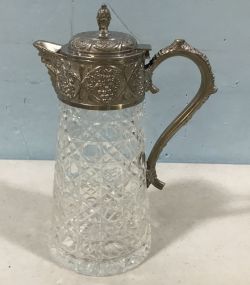 Fine Crystal Cut Water Pitcher