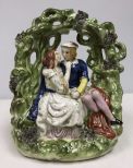 Antique Staffordshire Style Romeo & Juliet