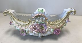 Fine Hand Painted Porcelain Centerpiece