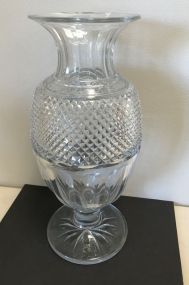 Large Cut Crystal Vase