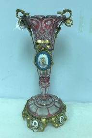 19th Century Trumpet Style Vase