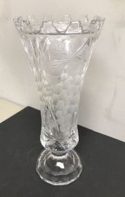 Cut Crystal Vase