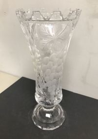 Cut Crystal Vase