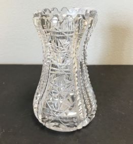 Small Cut Crystal Vase Miniature