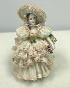 Vintage Dresden Figurine of a Lady