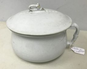 19th Century J & G Meakin Chamber Pot