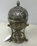 19th Century Silver Plate Victorian Egg Coddler/Warmer/Boiler