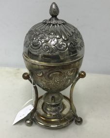 19th Century Silver Plate Victorian Egg Coddler/Warmer/Boiler