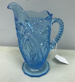 Light Blue Crystal Pitcher