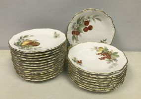 22 Pieces of Wallace China Dessert Plates