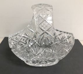 Vintage Crystal Bride's Basket