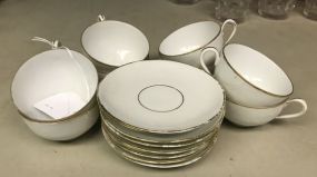Set of 8 Cups & Saucers Nippon