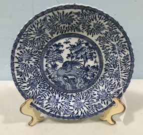 Blue & White Wall Hanger Bowl