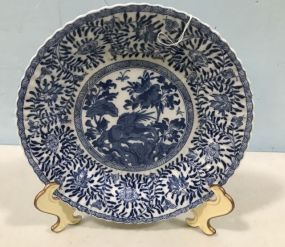 Blue & White Wall Hanger Bowl