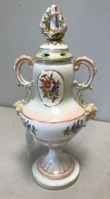19th Century Hand Painted German Urn/Vase