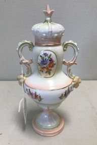 19th Century Hand Painted German Urn/Vase