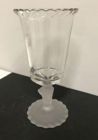 Gillinder & Son Lion Pattern Glass Celery Holder