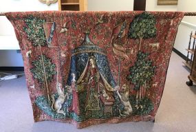 Vintage Tapestry Queen getting in her jewelry box