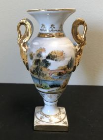 Vintage Old Paris Style Small Vase