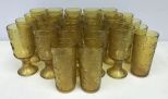 Set of 20 American Concord Goblet & 6 Tumbler Vintage