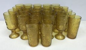 Set of 20 American Concord Goblet & 6 Tumbler Vintage