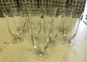 Set of 13 Crystal Water/Tea Glasses
