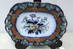 Antique Victorian Staffordshire Serving Dish