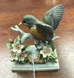 Porcelain Bird Robin by Lefton Hand Painted Vintage