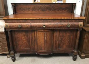 19th Century Empire Mahogany Sideboard