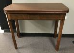 Antique Mahogany Card Table