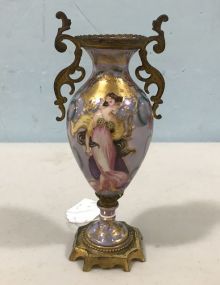 Sevres Art Nouveau Vase/Urn Small Signed