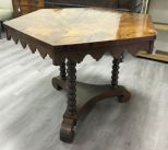 19th Century Mahogany Octagonal Center Table