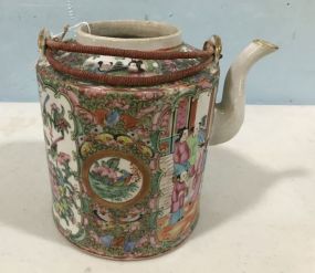 Rose Medallion Tea Pot