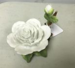White Porcelain Rose 13-604