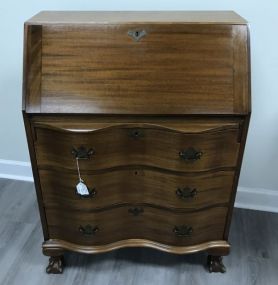 20th Century Mahogany Drop Front Desk