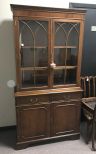 20th Century Mahogany China Cabinet