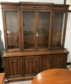 French Provincial China Cabinet