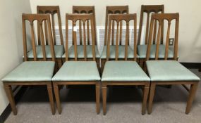 Set of 8 Mid Century Dining Chairs