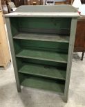 Primitive Style Painted Display Cabinet