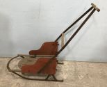 Early 1900's Child's Push Sled