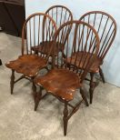 Four Pennsylvania House Colonial Style Windsor Side Chairs