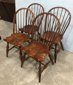 Four Pennsylvania House Colonial Style Windsor Side Chairs