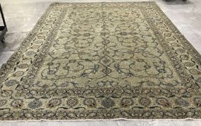 Kashan Hand Woven Area Rug