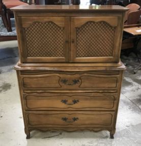 Vintage French Style Cherry Chest of Chest