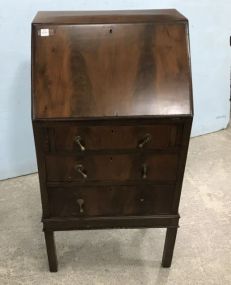 Vintage Chippendale Style Small Secretary Desk